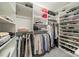 Spacious walk-in closet featuring a variety of storage options and shelving at 2004 Viscount Dr, Matthews, NC 28104
