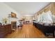 Large Living room with hardwood floors, fireplace, and decorative windows at 2500 Kendrick Dr, Charlotte, NC 28214