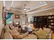 Inviting living room with a cozy fireplace, hardwood floors, and comfortable seating arrangement at 2590 Berne Ln, Sherrills Ford, NC 28673