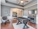 Stylish game room with a foosball table, a bar, and views into adjacent living spaces at 314 Candella Dr, Matthews, NC 28104