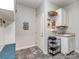 Bright mudroom features a sink, storage, and organization solutions for daily convenience at 314 Candella Dr, Matthews, NC 28104