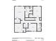 Second floor plan featuring primary bedroom with ensuite bath and walk-in closet, laundry room, and bedrooms at 384 Speedway Pl, Concord, NC 28027