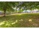 View of spacious backyard with a privacy fence at 4321 Timberwood Dr, Gastonia, NC 28056