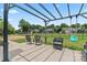 Backyard with a patio, pergola, chairs, and swing; perfect for relaxing and entertaining at 5379 Roberta Meadows Ct, Concord, NC 28027