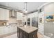 Spacious kitchen with granite countertops, stainless steel appliances, and a central island at 6006 Casswell Cir, Matthews, NC 28104