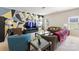 Bright living room featuring modern decor, comfortable seating, and ample space at 6945 Agava Ln, Charlotte, NC 28215