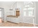 Bright main bathroom featuring double sinks, granite countertops, and a tiled shower at 7301 Leharne Dr, Charlotte, NC 28270