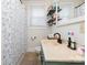 Traditional bathroom with a shower and vanity with plenty of storage at 810 Maplewood Ave, Kannapolis, NC 28081
