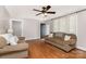 Inviting living room with hardwood floors and comfortable seating at 810 Maplewood Ave, Kannapolis, NC 28081