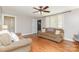 Inviting living room with hardwood floors and comfortable seating at 810 Maplewood Ave, Kannapolis, NC 28081
