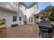 Spacious backyard deck featuring a pergola, perfect for outdoor entertaining and grilling at 9038 Sandpiper Dr, Charlotte, NC 28277