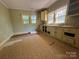 Kitchen with laminate flooring and some cabinets needing some TLC at 0 Woodleaf Rd, Salisbury, NC 28147