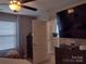 Bedroom showcasing modern design, neutral tones, and an en-suite bathroom, providing a comfortable retreat at 1017 W C St, Kannapolis, NC 28081
