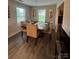 Dining room featuring hardwood flooring, and neutral walls at 1017 W C St, Kannapolis, NC 28081