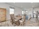 Open floor plan with a dining room, kitchen and living room, ideal for gatherings at 150 Bezelle Ave, York, SC 29745