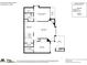 Floor plan of unit 40 with two bedrooms, a balcony, and heated living area of 962 square feet at 1606 Sharon W Rd # 40, Charlotte, NC 28210