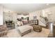 Inviting living room featuring stylish decor, wood floors, and an open layout connecting to the kitchen at 1825 Evergreen Dr, Charlotte, NC 28208