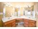 Bathroom with double sink vanity, and a large mirror at 1846 Sam Smith Rd, Fort Mill, SC 29708