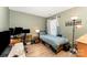 Bedroom with workspace and DREAM wall decor at 2240 Arbor Vista Dr, Charlotte, NC 28262
