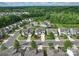 Aerial view of a neighborhood showcasing lush trees and well-manicured lawns at 3009 Palm Dr, Fort Mill, SC 29715