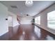 Spacious living room with hardwood floors and staircase at 3009 Palm Dr, Fort Mill, SC 29715