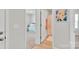 Hallway offering views of bedroom with ensuite bathroom at 410 Apex Cir, Shelby, NC 28152