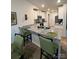 Open kitchen with granite countertops, modern appliances, and bar seating at 410 Apex Cir, Shelby, NC 28152