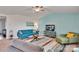 Bright living room featuring stylish decor, open floor plan, and plenty of natural light at 410 Apex Cir, Shelby, NC 28152