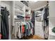 Walk-in closet with custom shelving and ample storage space at 4107 Park South Station Blvd, Charlotte, NC 28210