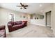 Expansive bonus room with neutral carpet, ideal for entertaining or relaxation at 4220 Thames Cir, Fort Mill, SC 29715