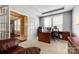 Comfortable office space with large desk, leather chair, and French door access at 4220 Thames Cir, Fort Mill, SC 29715