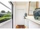 Bright hallway with exterior view and elegant decor at 528 Wakefield Dr # A, Charlotte, NC 28209