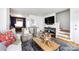 Inviting living room with hardwood floors, stylish furniture, and open floor plan provides a cozy atmosphere at 528 Wakefield Dr # A, Charlotte, NC 28209
