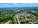 Aerial view of community near a river with lush surrounding greenery at 529 River Park Rd, Belmont, NC 28012