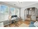 Bright office space with large windows, modern desk setup, and comfortable seating at 529 River Park Rd, Belmont, NC 28012