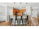 Modern kitchen with stainless steel appliances, granite countertops, and pendant lighting, ideal for cooking and entertaining at 529 River Park Rd, Belmont, NC 28012