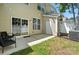 Outdoor patio with access to the back door and sliding glass door at 529 River Park Rd, Belmont, NC 28012