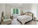 Inviting bedroom with a plush bed, soft carpet, and neutral decor at 8042 Saluda Dr, Charlotte, NC 28269