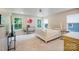 Bright bedroom with large windows and neutral tones at 8042 Saluda Dr, Charlotte, NC 28269