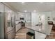 Modern kitchen with stainless steel appliances and granite countertop island at 8042 Saluda Dr, Charlotte, NC 28269