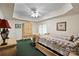 Comfortable bedroom with a bed and matching wardrobe at 8918 Beach Bluff Ct, Sherrills Ford, NC 28673