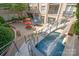 Inviting courtyard with waterfall feature, seating areas, and well-maintained landscaping, offering a serene escape at 1315 East Blvd # 225, Charlotte, NC 28203