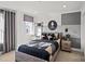 Well-appointed bedroom with stylish decor, neutral color palette, and comfortable layout at 1532 Gossage Nw Ln, Concord, NC 28027