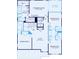 Detailed second floor floorplan including the owner's suite, loft, three bedrooms and a laundry room at 1532 Gossage Nw Ln, Concord, NC 28027