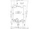 Layout of property including patio, porch and the plan for a Continental-38 slab at 1532 Gossage Nw Ln, Concord, NC 28027