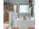 Bright bathroom features a shower and a soaking tub at 163 Sassafras Rd, Mooresville, NC 28115