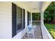 Cozy front porch featuring rocking chairs, offering a relaxing outdoor space at 1636 Springwinds Dr, Rock Hill, SC 29730