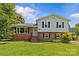 Charming two-story home with a brick facade, manicured lawn, and traditional architectural details at 2000 Townsend Ave, Charlotte, NC 28205