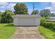 Detached two-car garage with a white garage door and concrete driveway at 2000 Townsend Ave, Charlotte, NC 28205