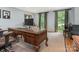 Bright office space with hardwood floors and grand desk at 2141 Halford Pl, Charlotte, NC 28211